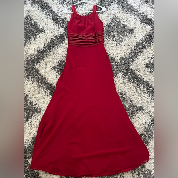 David’s Bridal chiffon and charmeuse dress. - Picture 4 of 4